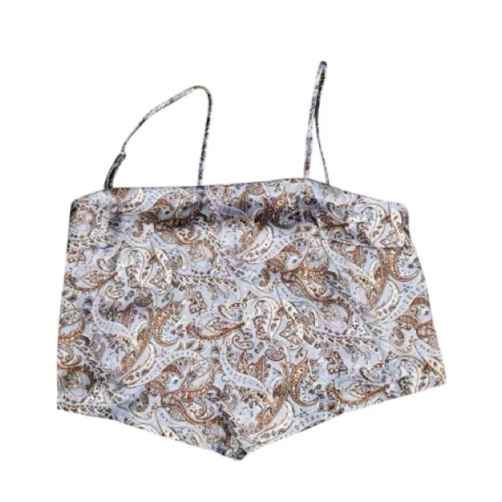 Hollister bandana Paisley Print Spaghetti Strap Top size:L